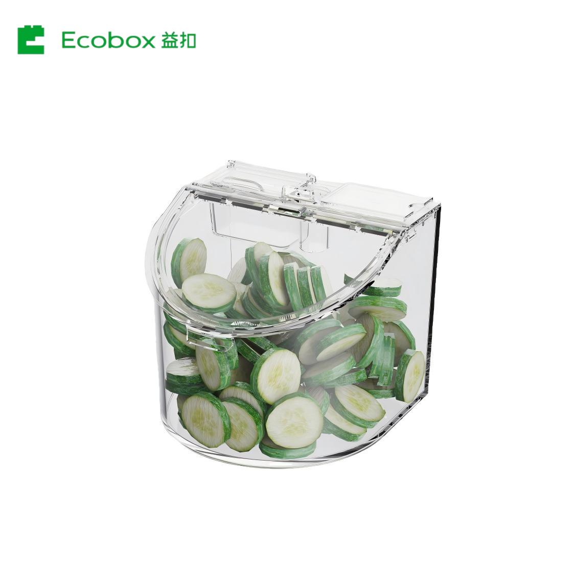 Полукруглый контейнер для еды MY-10