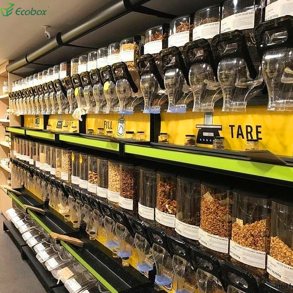 EK-026-1 Железное шельф-дисплей с дозатором и мусорными банками