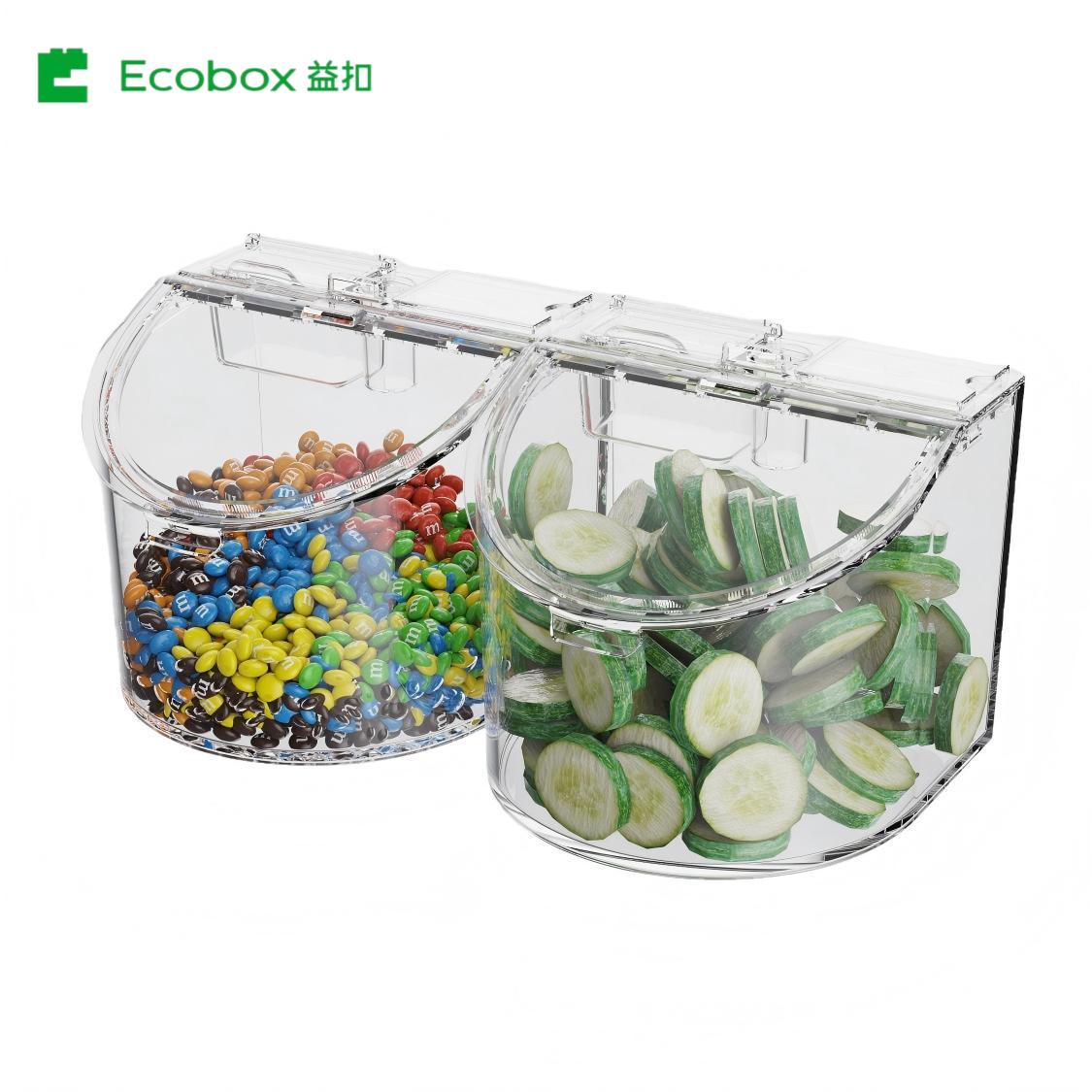 Полукруглый контейнер для еды MY-10