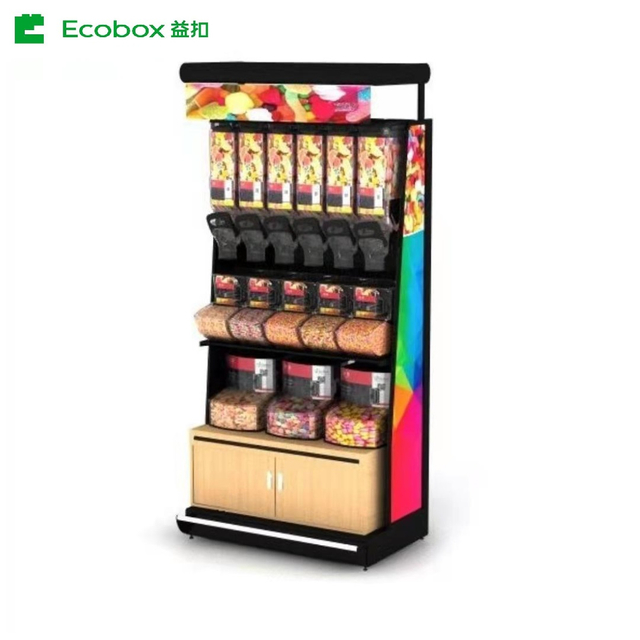 Ek-026-8 массовые конфеты и желе с железным дисплеем. 