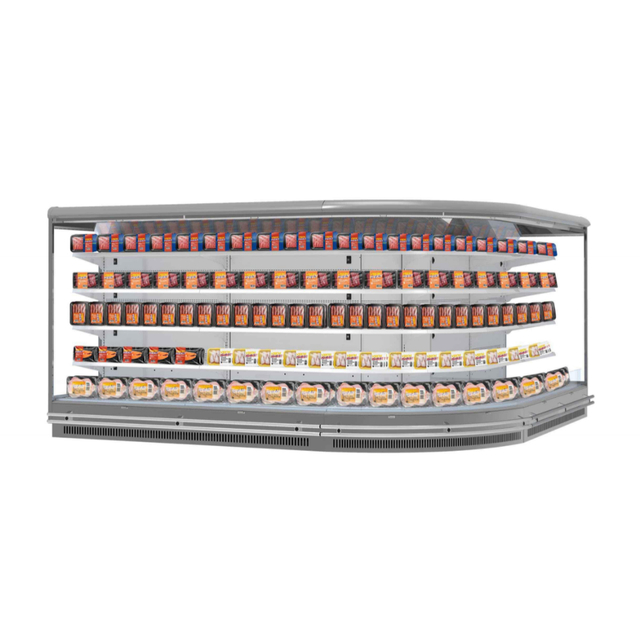 LF1E Вертикальный шкаф с воздушной завесой Коммерческое холодильное оборудование