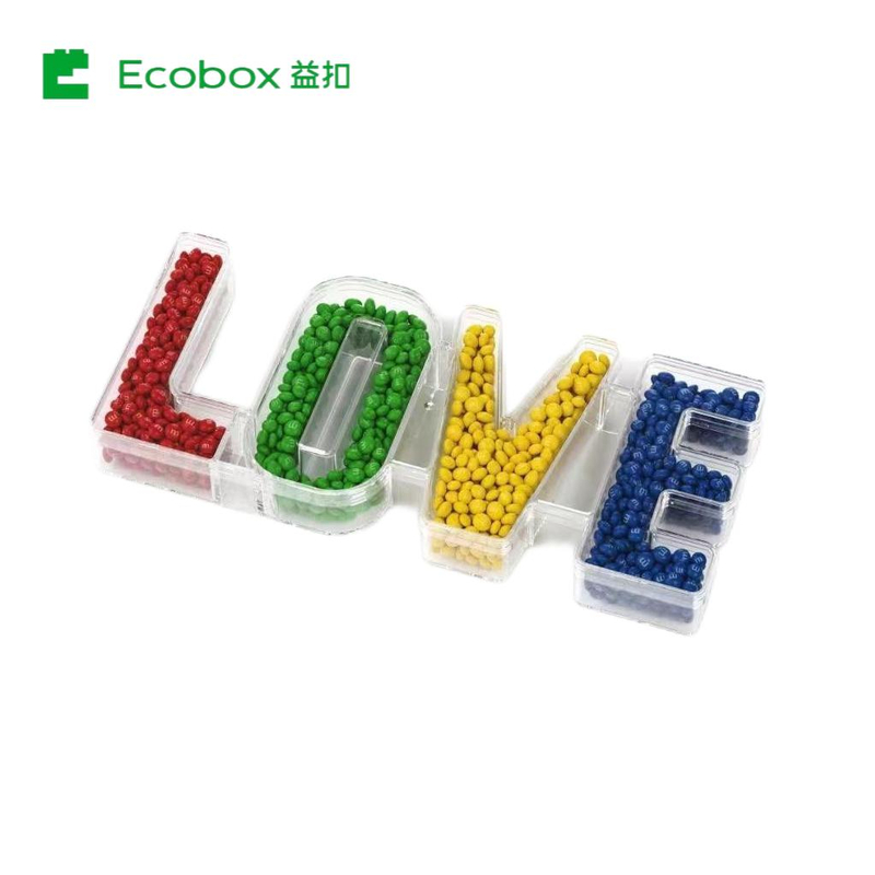 Ecobox FZ-6901 Love Wordmark Candy Container