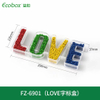 Ecobox FZ-6901 Love Wordmark Candy Container