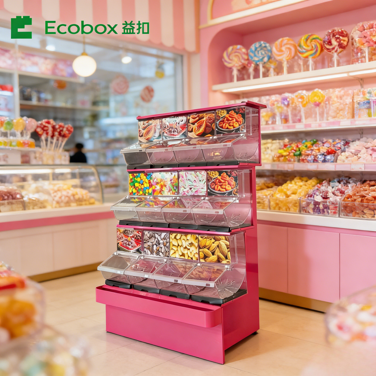 Железная полка для витрины конфет TG-24 