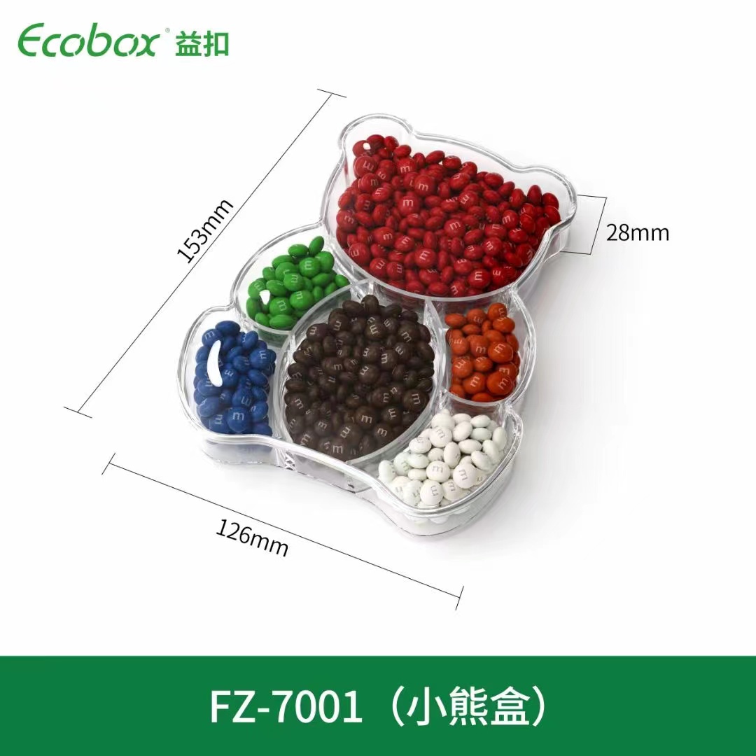 Ecobox FZ-7001 Медвечный коробочный контейнер для отделки конфет