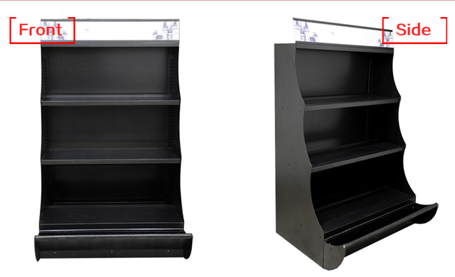 Железная полка TG-0210 с мусорными банками